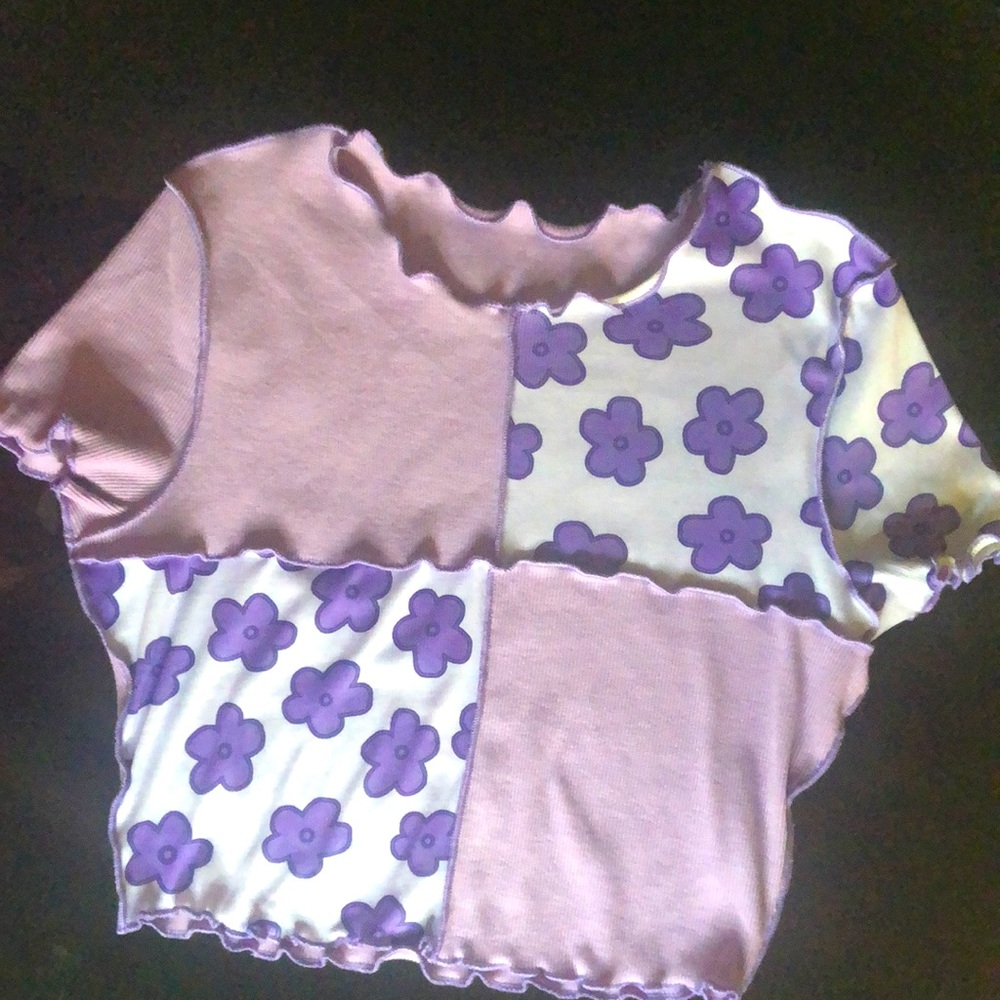 Purple Flower shirt